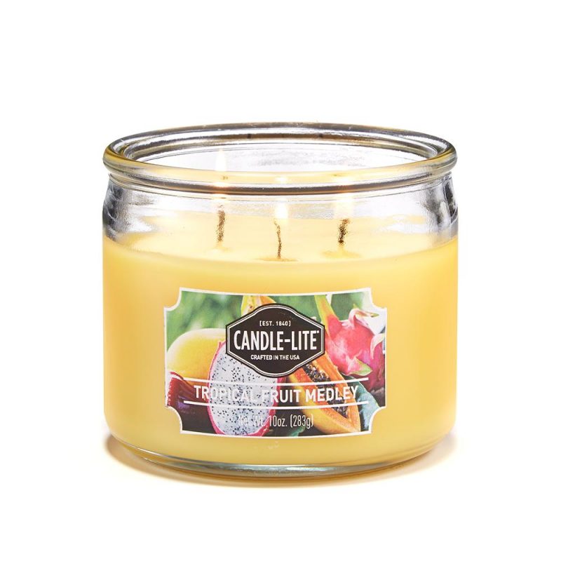 VELA 10 OZ TRES MECHAS TROPICAL FRUIT MEDLEY CANDLE LITE (1879099