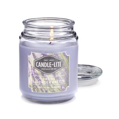 Vela 18 Oz Fresh Lavender Breeze Candle Lite (3297404)