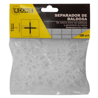 SEPARADOR DE BALDOSA UDUKE 1MM BOLSA X 100 PCS (HT80170)