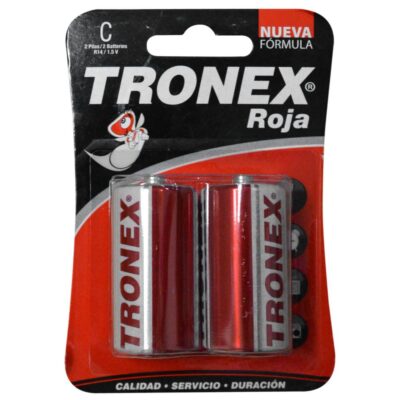 PILA TRONEX ROJA MEDIANA C (PAR)