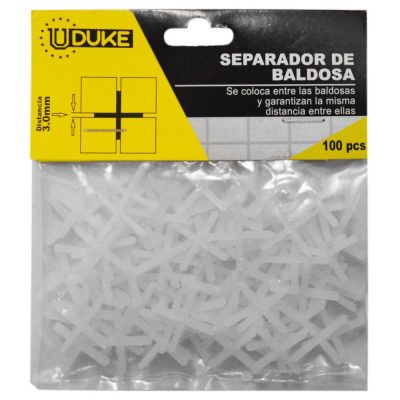 SEPARADOR DE BALDOSA UDUKE 3MM BOLSA X 100 PCS (HT80173)