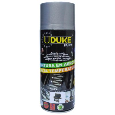 Aerosol Uduke Alta Temperatura Aluminio Plata 400 Ml (502)