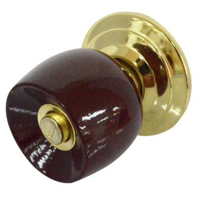 CHAPA BOLA ALCOBA P/MADERA UDUKE COLOR VINOTINTO