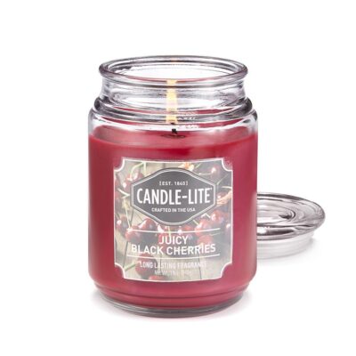 Vela 18 Oz Juicy Black Cherries Candle Lite (3297565)