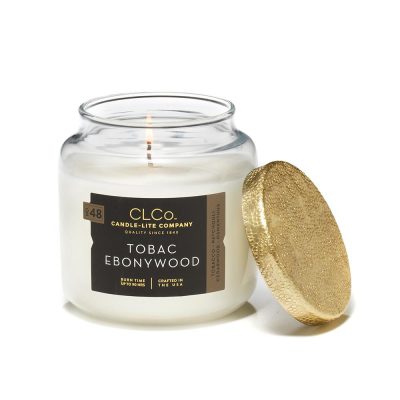 VELA 14 OZ TAPA DORADA TOBAC EBONYWOOD CANDLE LITE (4473199)