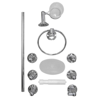 LINEA GRIVAL KIT ACCESORIOS PARA BAÑO X 6 PIEZAS NILO (54600