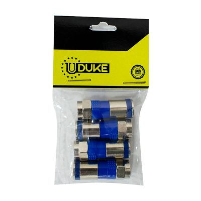 TERMINAL COAXIAL AZUL INTEMPERIE RG56 FINA PQT X 4 UDUKE