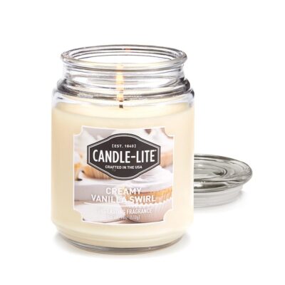 VELA 18 OZ CREAMY VANILLA SWIRL CANDLE LITE (3297553)