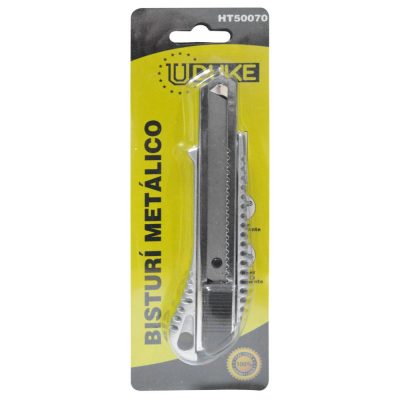 BISTURI METALICO INDUSTRIAL UDUKE EN BLISTER (HT60109)