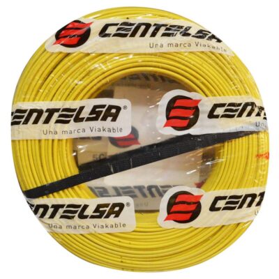 Cable Centelsa 7 Hilos 12 X 100 Mts (Amarillo)