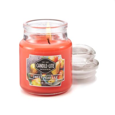 Vela 3 Oz Sweet Pear Lily Candle Lite (4449024)