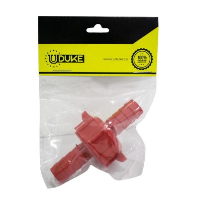 RACOR MANGUERA ROJO PLASTICO PQT X 1 UDUKE