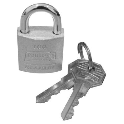 CANDADO PHILLIPS CROMADO OPACO 25 (YALE-ASSA ABLOY) (8852)