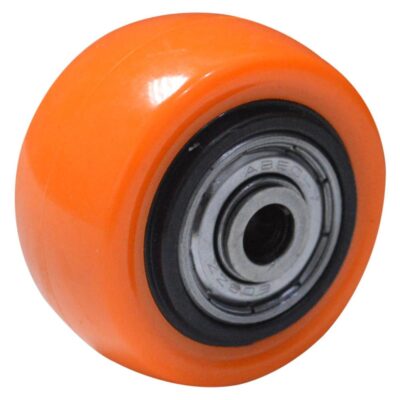 RUEDA INDIVIDUAL NARANJA 40MM 70KG (RODACHINES 1 1/2)