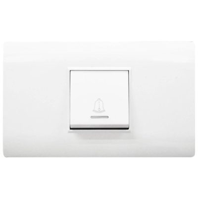 Linea Bk Plus Blanca Incrustar Swiche Timbre (118K-11)