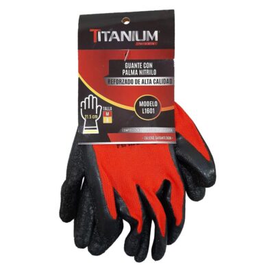 Guante Nitrilo Reforzado Impermeable Talla 8-M (Fsi12)