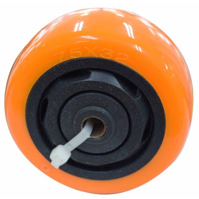 RUEDA INDIVIDUAL NARANJA 75MM 100KG (RODACHINES 3) (HT80028)