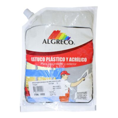 ESTUCO PLASTICO EN BOLSA 1000 GRMS (96300130 (ALGRECO)