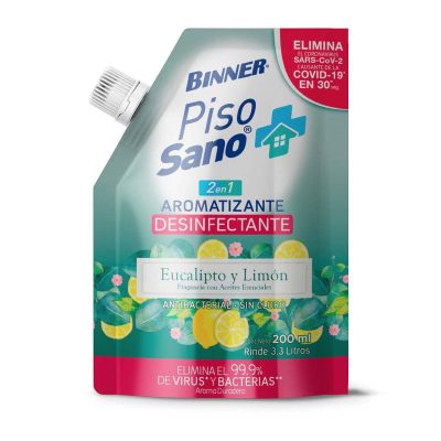 DESINFECTANTE PISOS DOYPAC BIN SANO EUCALIPTO LIMON 200ML (207322)