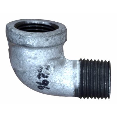 GALVANIZADO CODO MACHO 1/2 (FINO CODO CALLE) PQT X 1 UDUKE