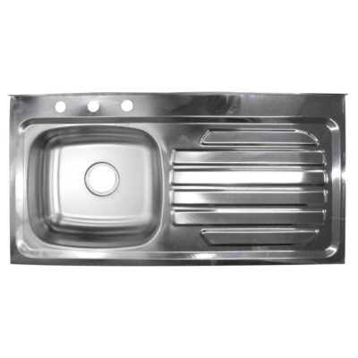 LAVAPLATOS ACERO/INOX GUINOVART 1X50 ESCURRIDERO DERECHO